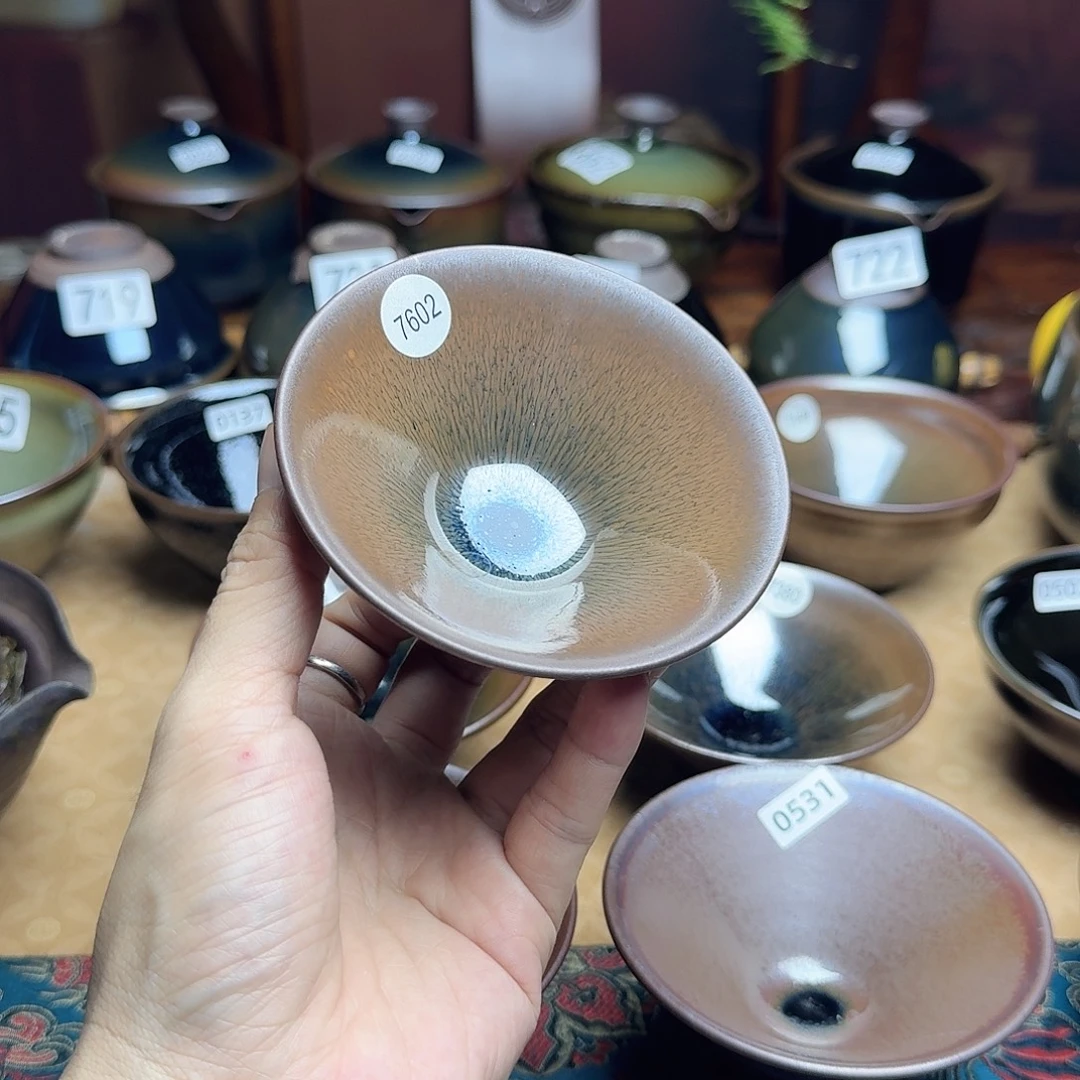 茶盏7602 柴烧手工主人杯