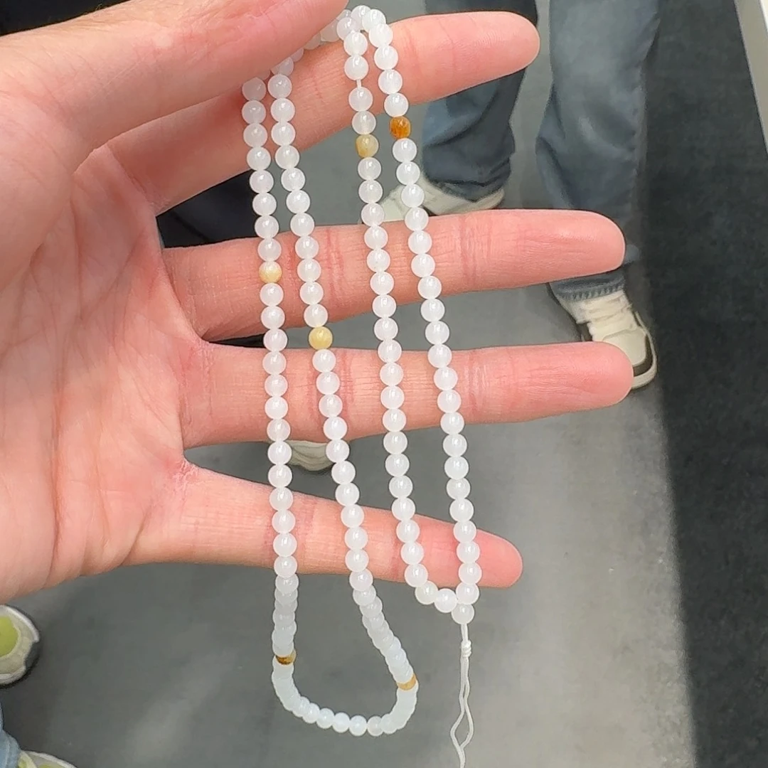 和田玉项链未镶嵌217刘洋卡4左右俄料山流水