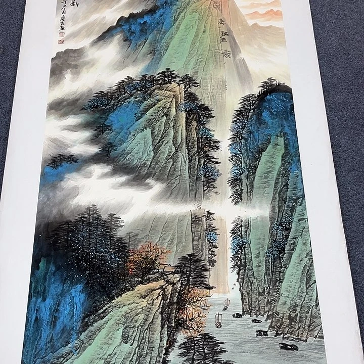 国画手绘画是真的好看