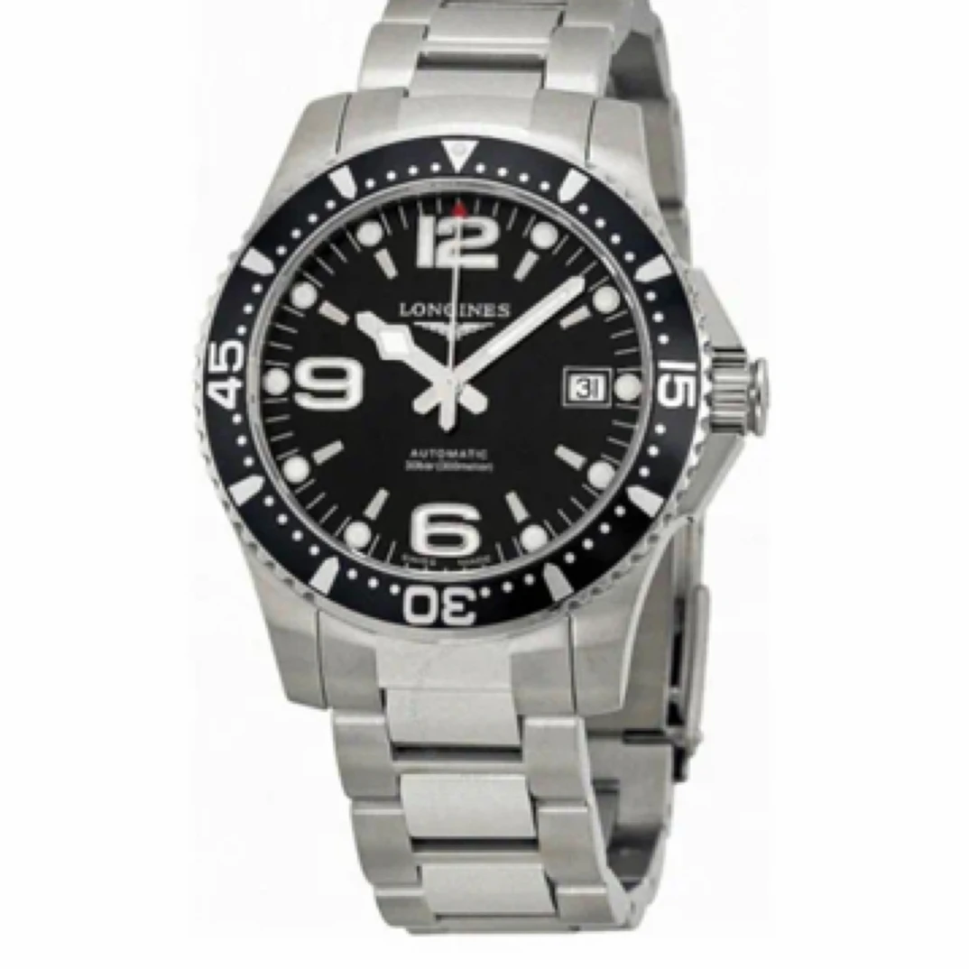 99新 Longines/浪琴 康卡斯黑盘自动机械/39mm