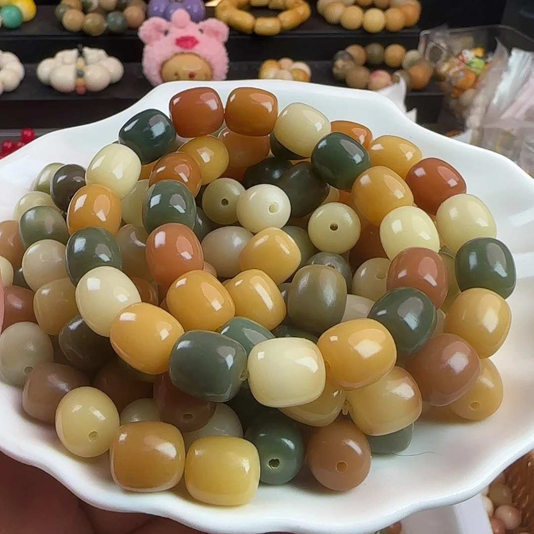 菩提根/象牙果手串卡12莫奈花园年糕500颗批