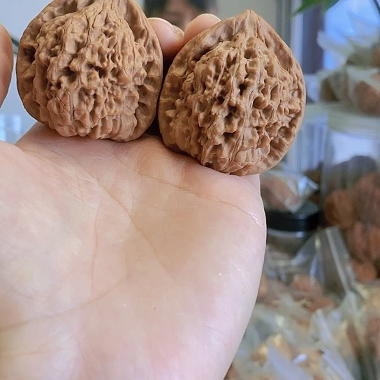 【闪购商品】把件文玩核桃44麒麟纹官帽