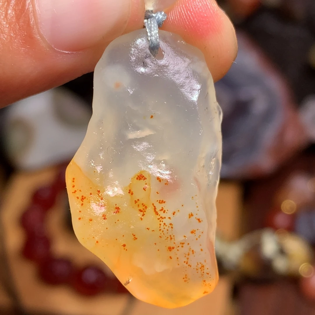 未镶嵌玛瑙/玉髓珠宝半成品