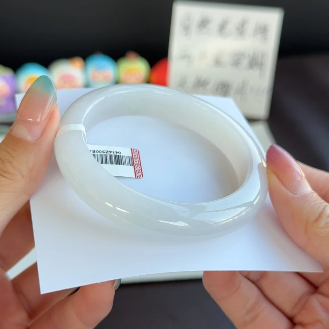 翡翠未镶嵌手镯5号 55.8