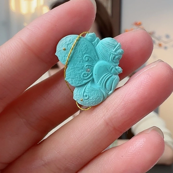 绿松石未镶嵌珠宝奇石