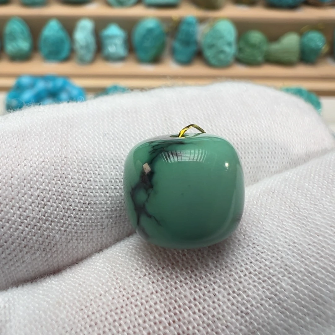 绿松石未镶嵌配饰11.6*10.5