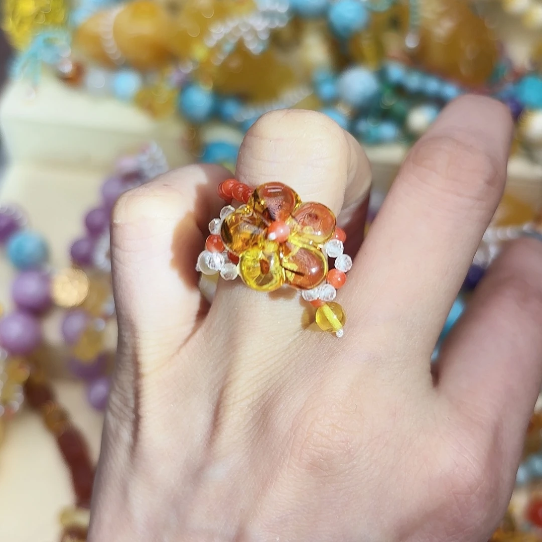 未镶嵌琥珀手链琥珀