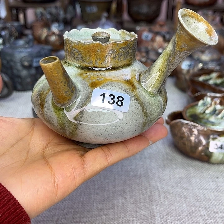 裸柴烧陶瓷手工茶器