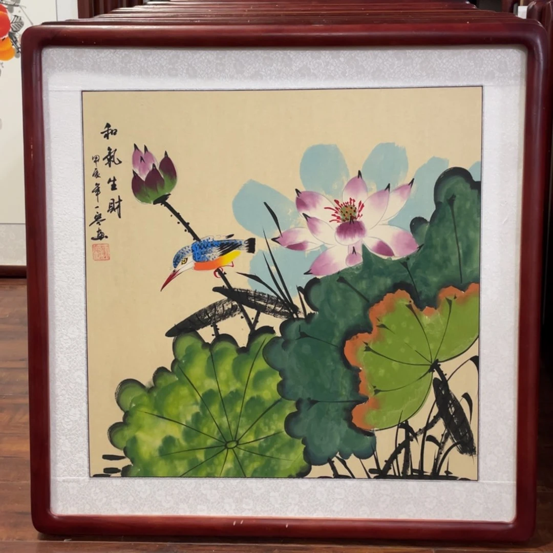 国画带框尺寸63*63厘米