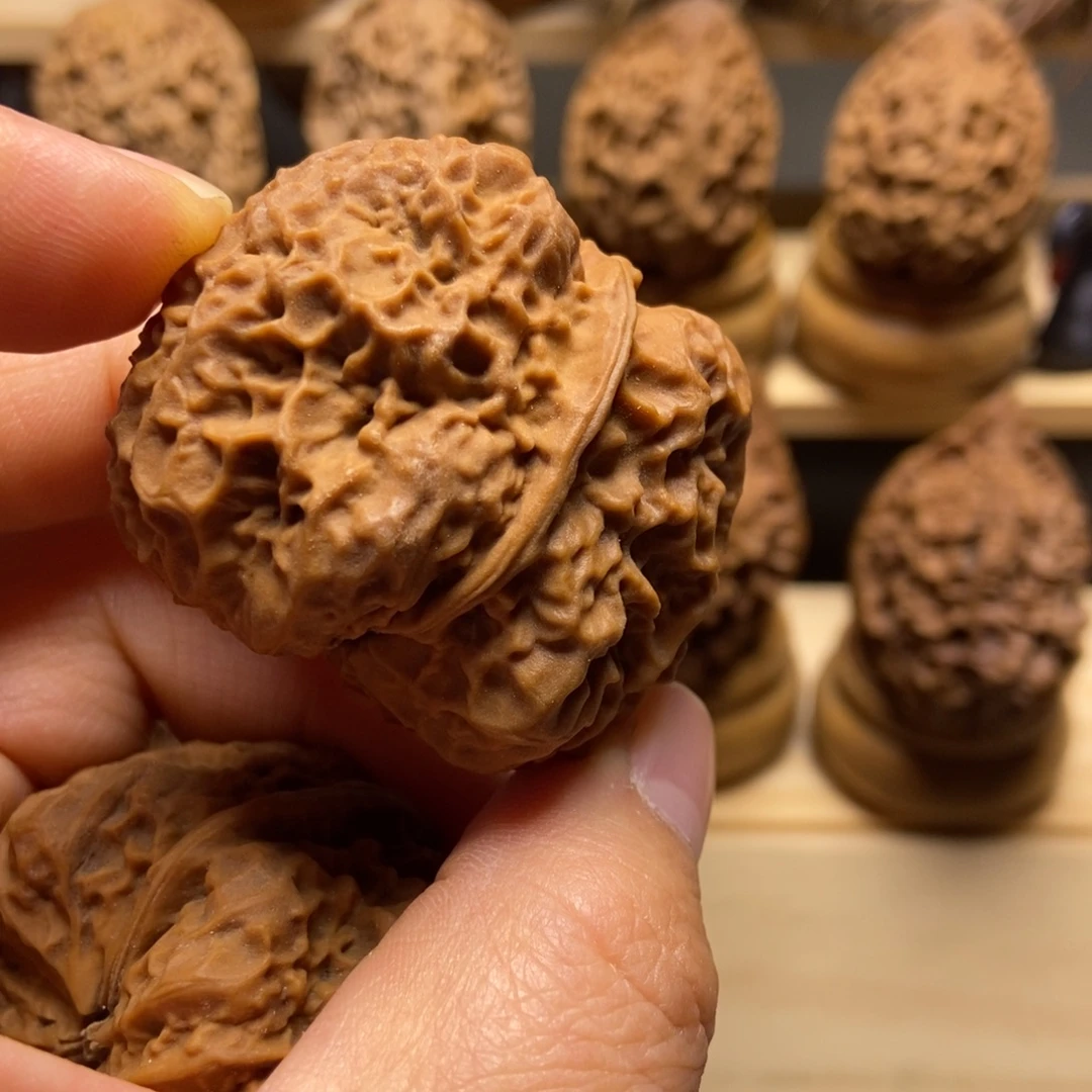 文玩核桃把件鬼脸蟾45
