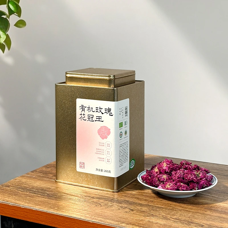 【蜂鸟陈皮人家 茶系列】有机玫瑰花 头采 花冠王 265g