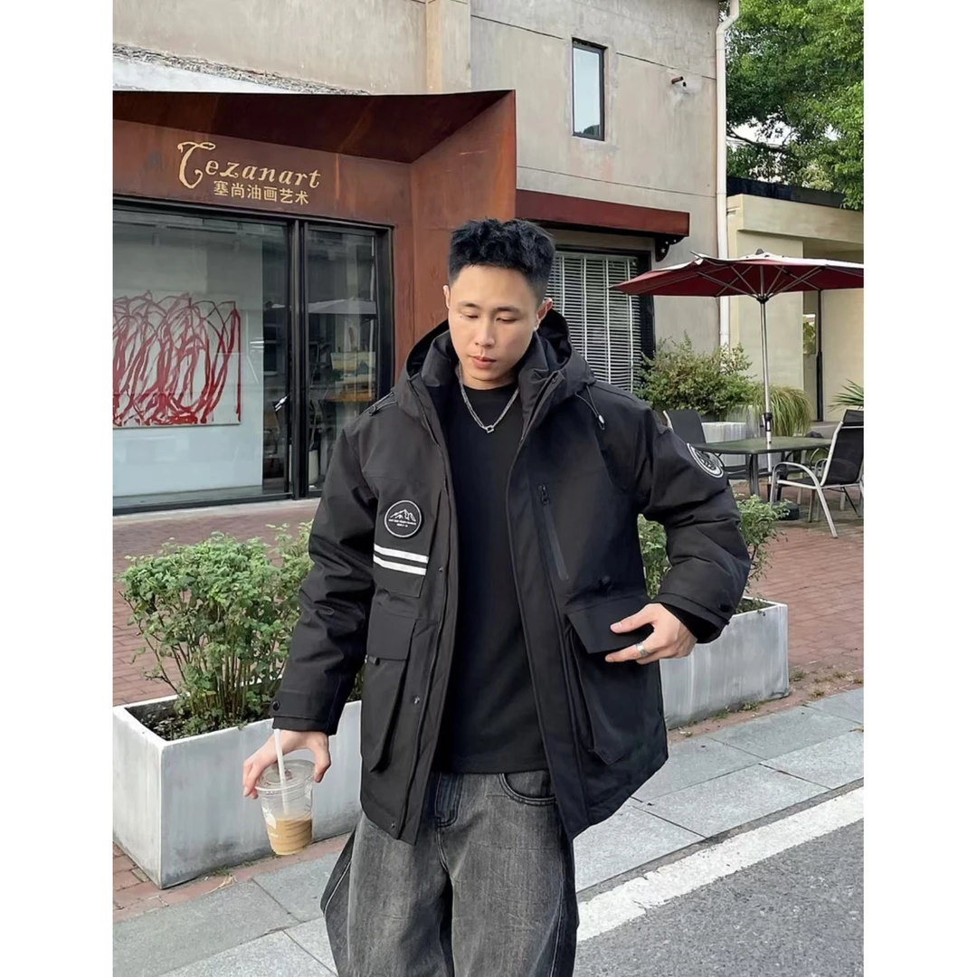 【领航者3.0】情侣加厚保暖冲锋衣防寒服外套石墨烯黑科技Z-DM01