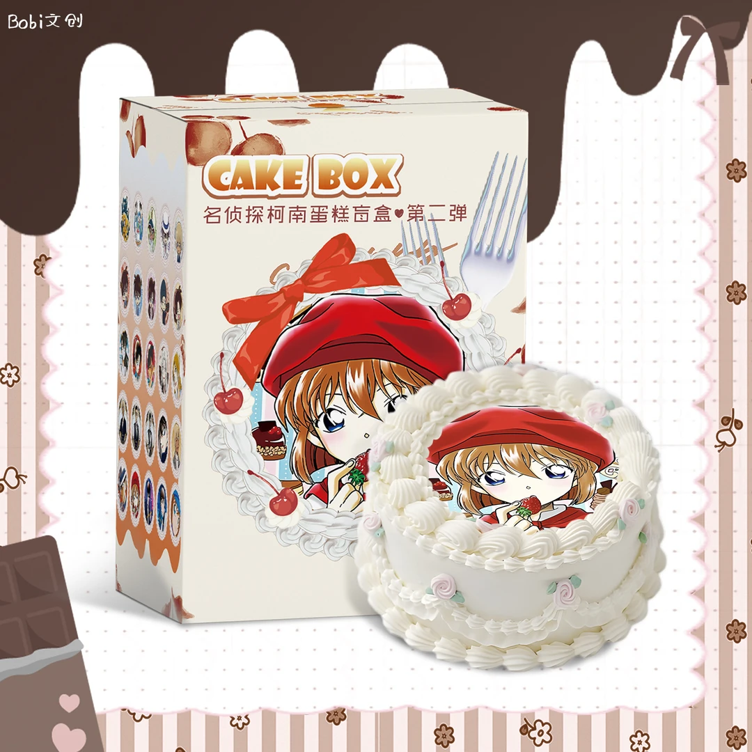 《非酋》bobi文创 第一弹 手作小蛋糕 名侦探柯南蛋糕 收藏潮玩盲盒
