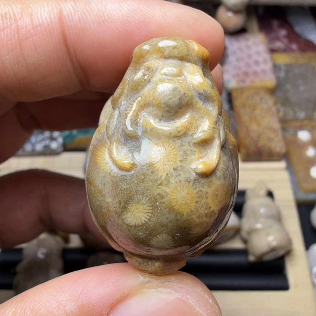 硅化玉未镶嵌纯天然色有机玉石保真色