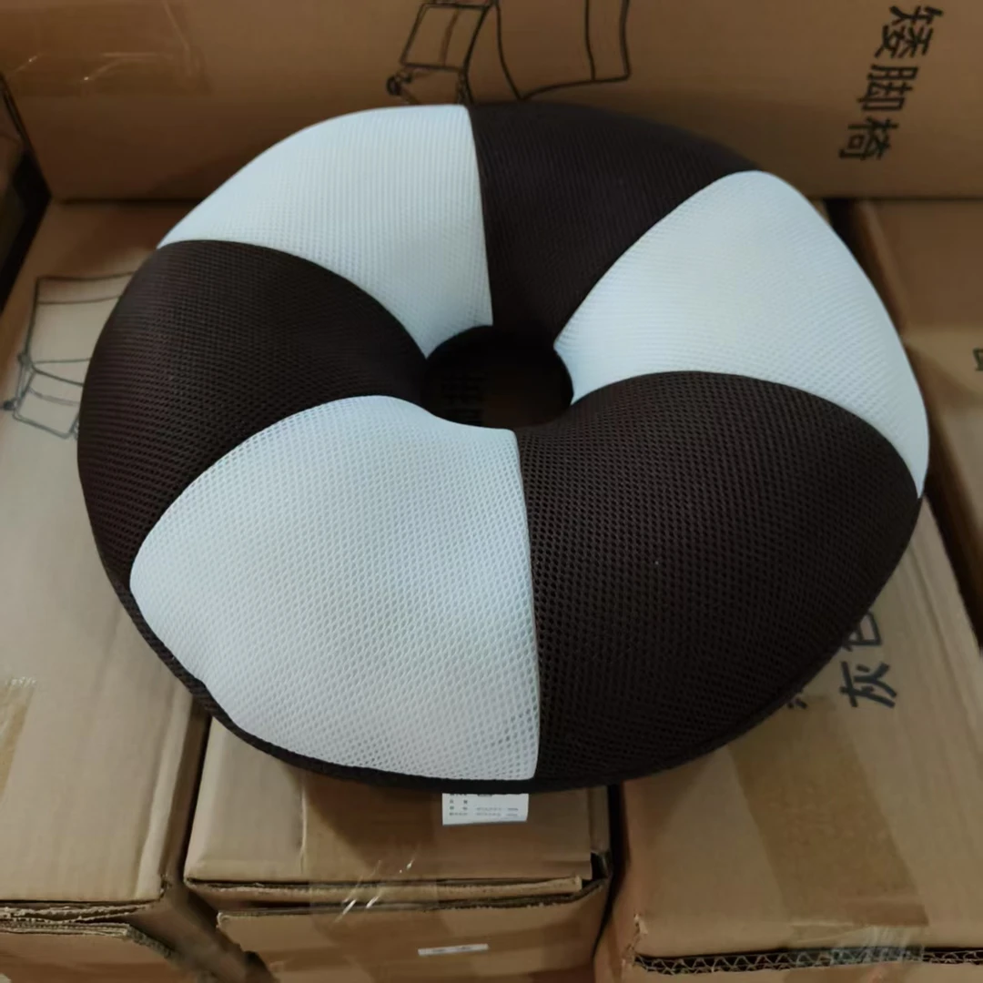 咖白拼色 透气三明治网面美臀垫