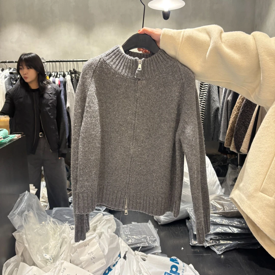 非凡领域】韩国东大门正品/NO退/TUG/高领拉链毛衣/5111201