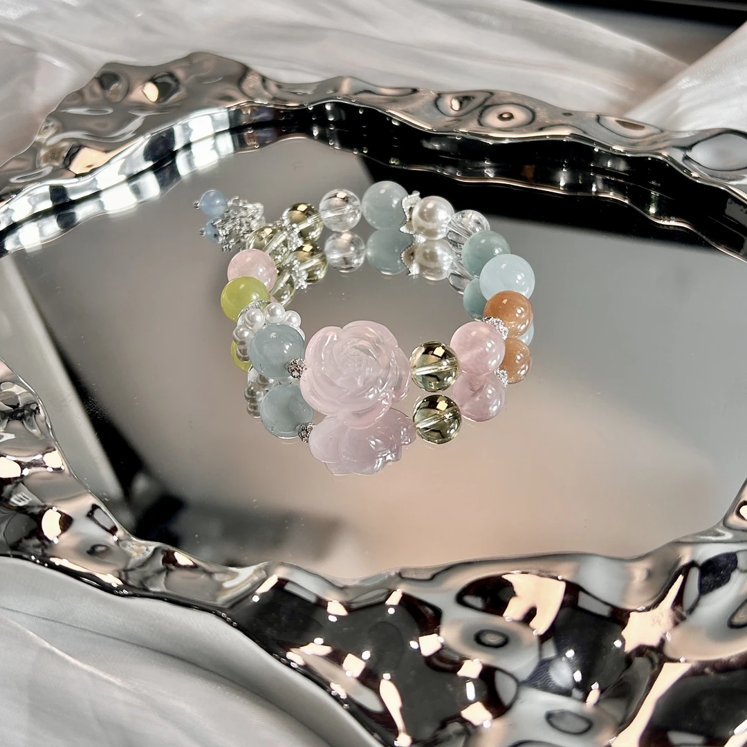 天然水晶多宝手串多样性发其一