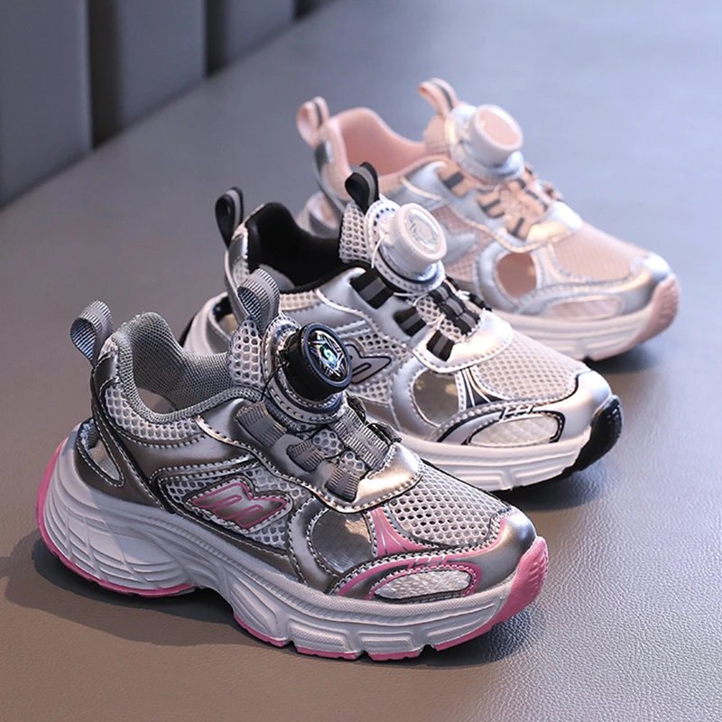 【清】夏季新款儿童凉鞋中大童鞋男童休闲运动鞋女童透网凉鞋Y1203