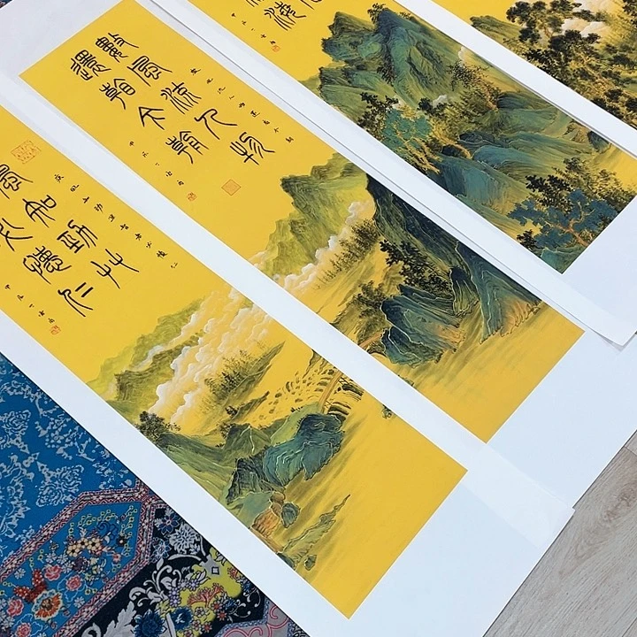 国画书画描金拓染金石传拓手写