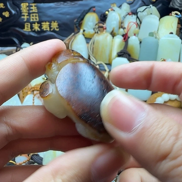 白***&和田玉未镶嵌挂件