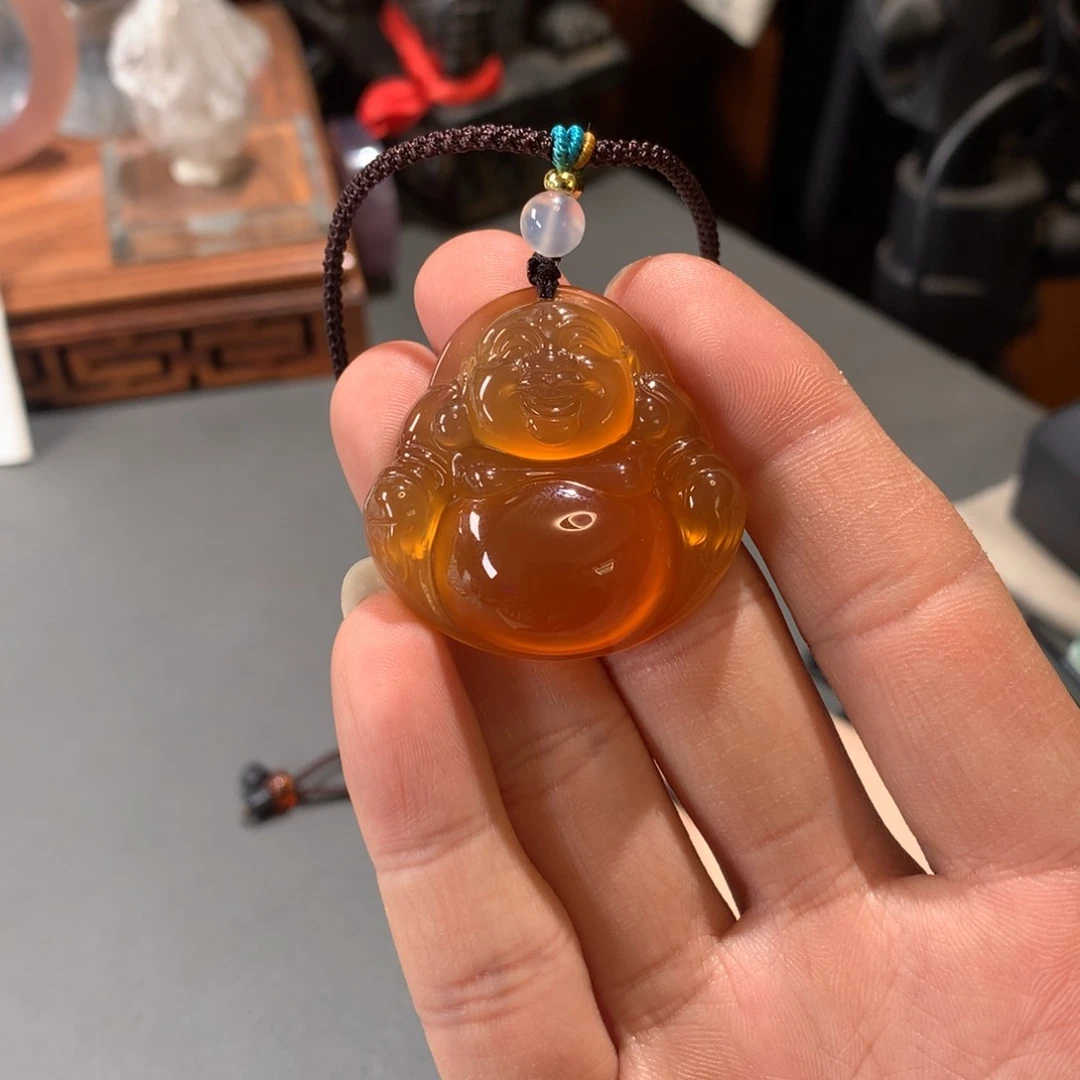 玛瑙/玉髓吊坠(不含链)未镶嵌P****.佛公