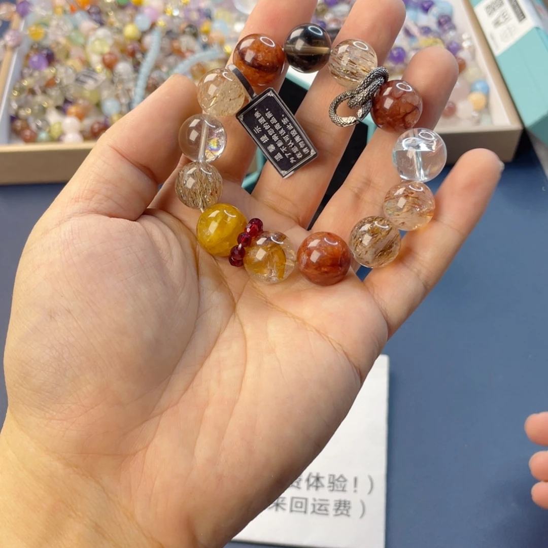 水晶银S925镶嵌手链