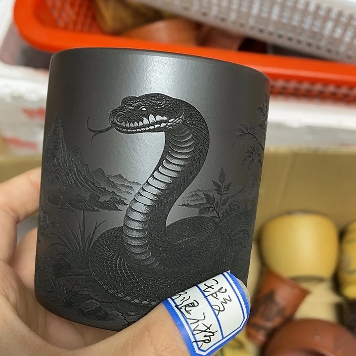 紫砂茶杯瑕疵不退不换，
