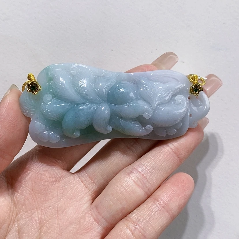 【闪购商品】翡翠未镶嵌颈饰