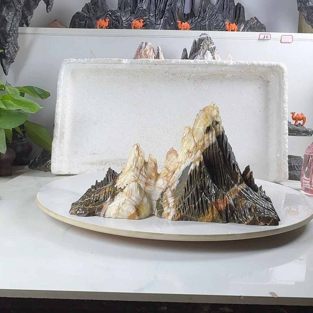 韩***山峰摆件鱼缸造景