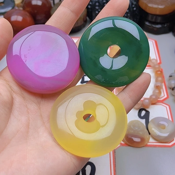 【闪购商品】玛瑙/玉髓未镶嵌珠宝半成品美*