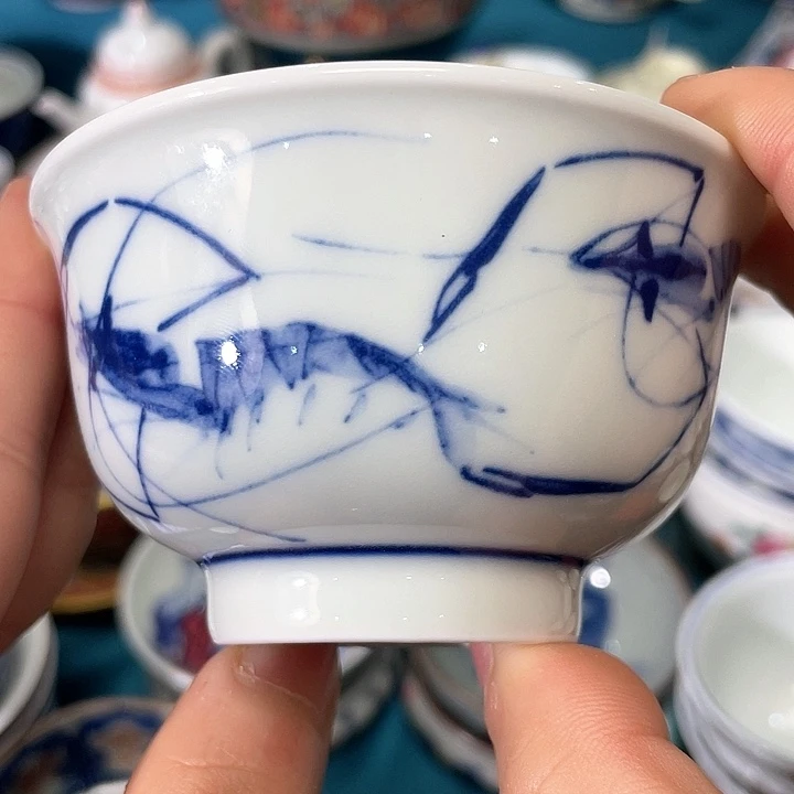 景德镇陶瓷主人杯12344