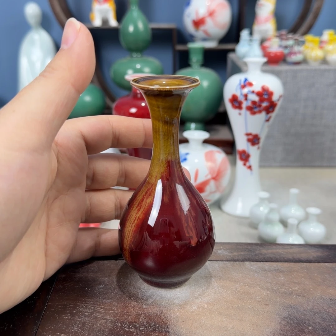 陶瓷手工小花器摆件