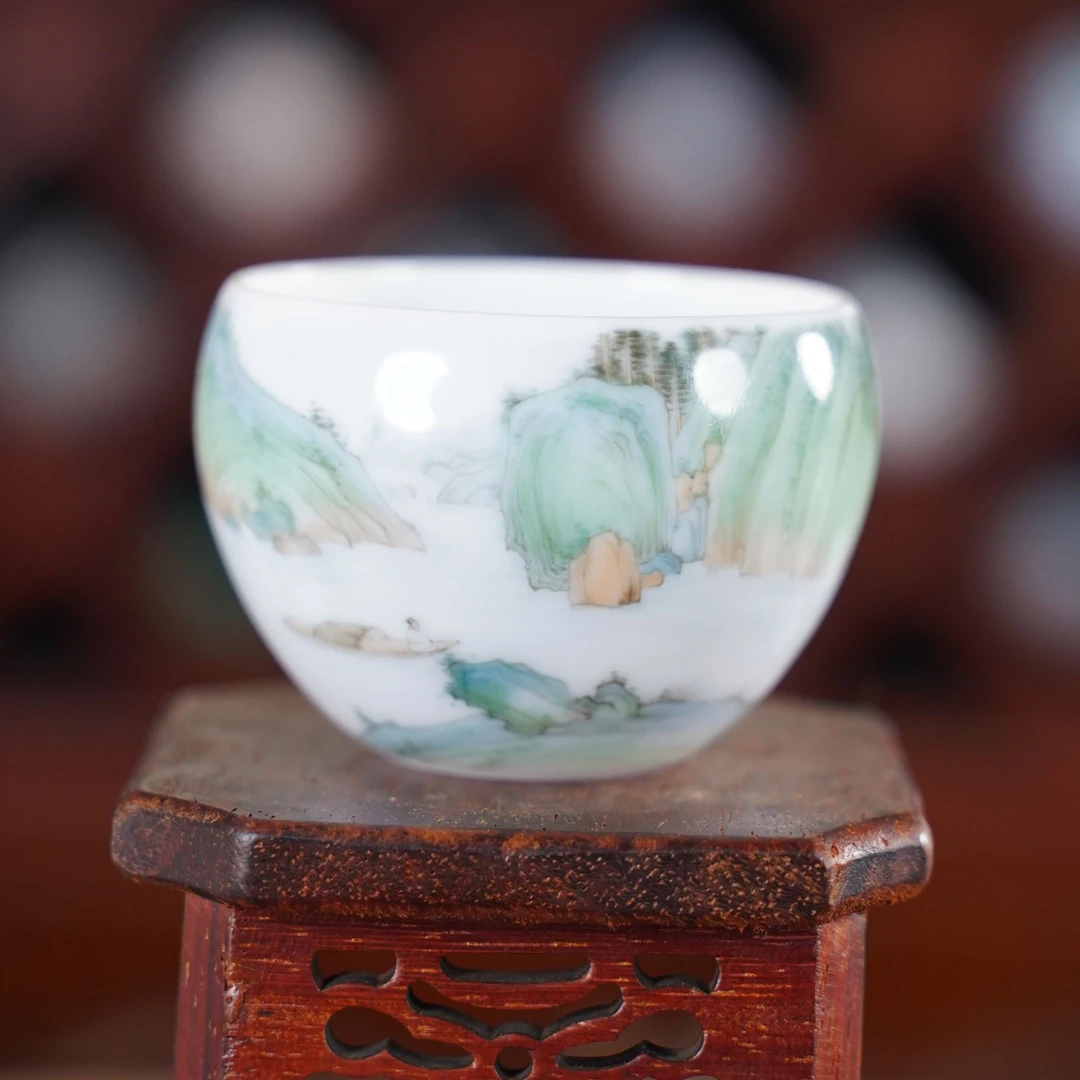 大球泥山水清音主人杯