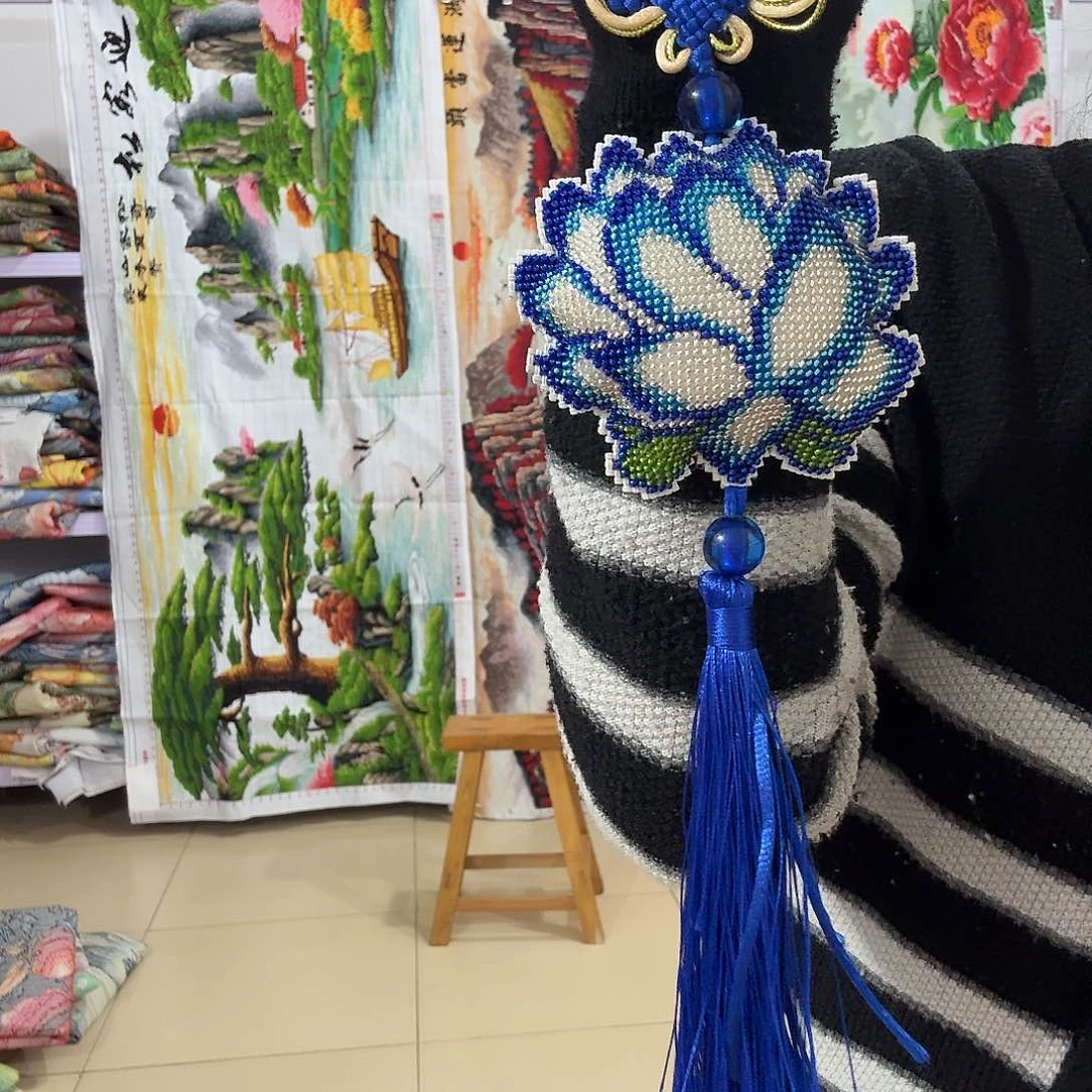 棉十字绣成品出售