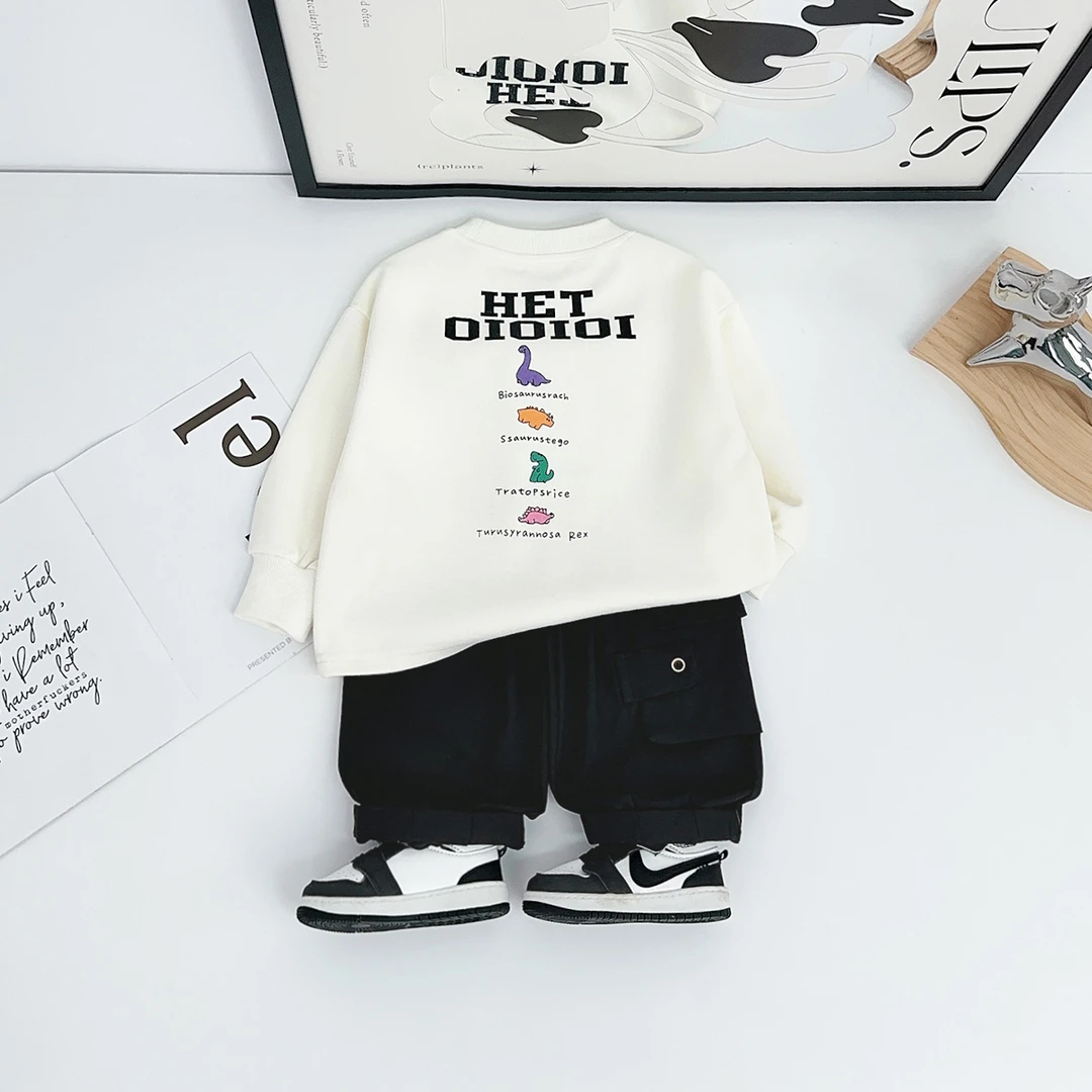 儿童卫衣长袖2025新款秋装男童秋冬上衣时尚 HZ25825悠悠童话童装