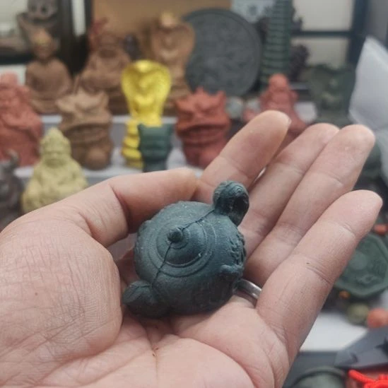 泥塑s****r蓝药师香方把把壶一把