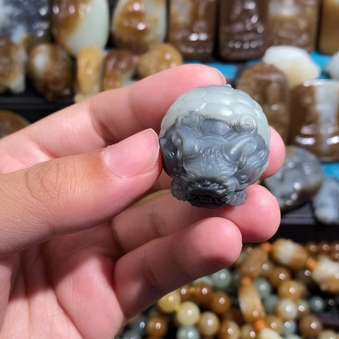 不***钢和田玉未镶嵌挂件