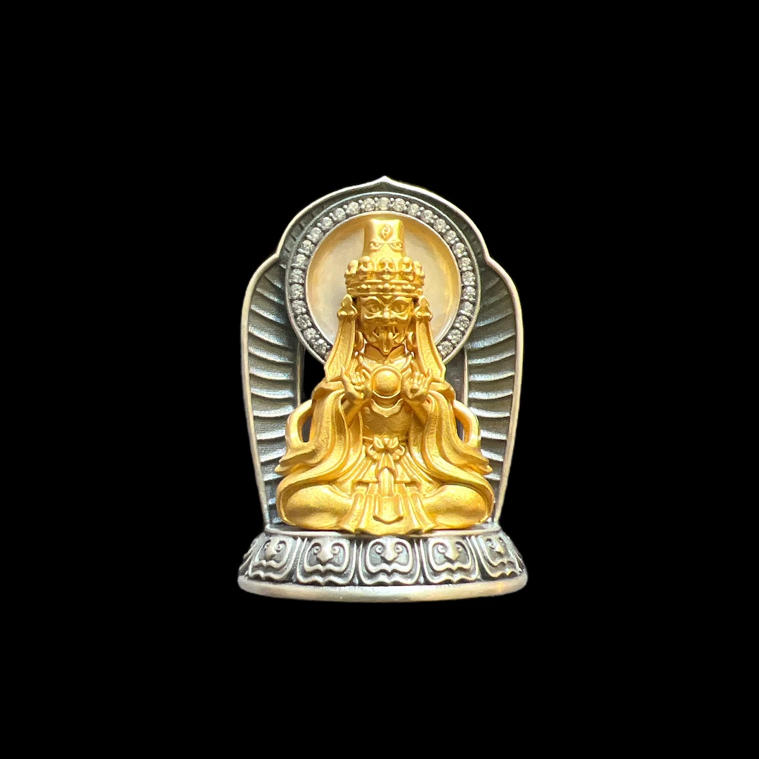 吊坠925银 V6447银吊坠扎基