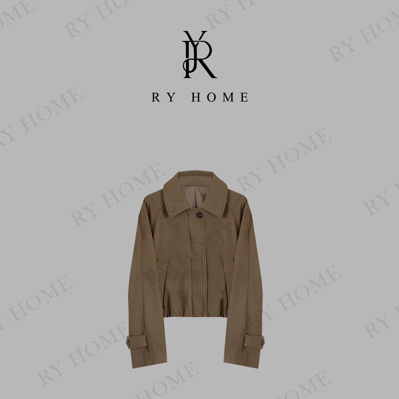 【容雨RYHOME】秋季高级感时尚羊皮外套253W2350