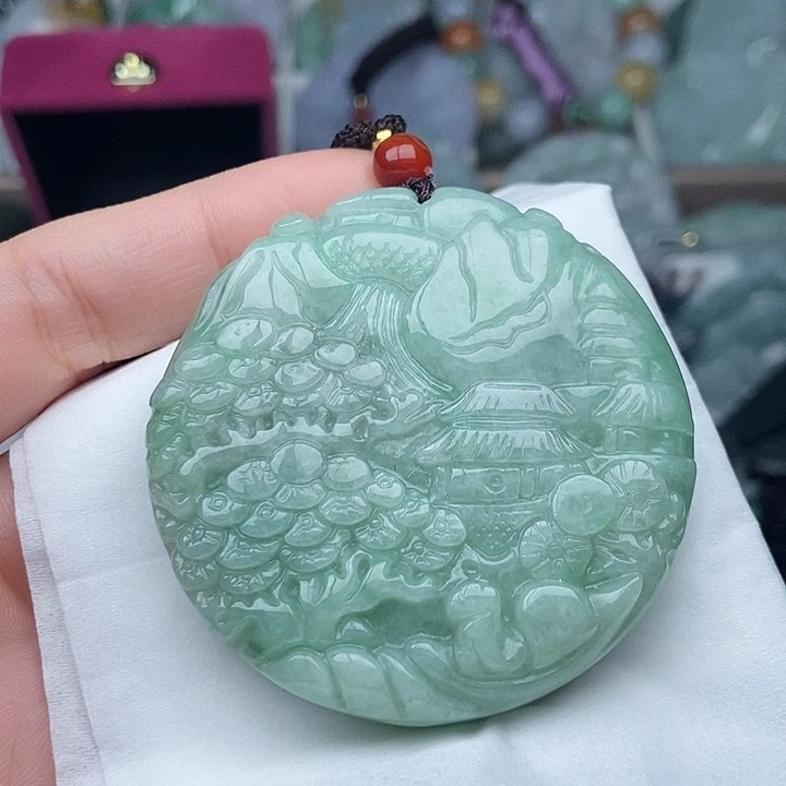 翡翠未镶嵌颈饰翡翠