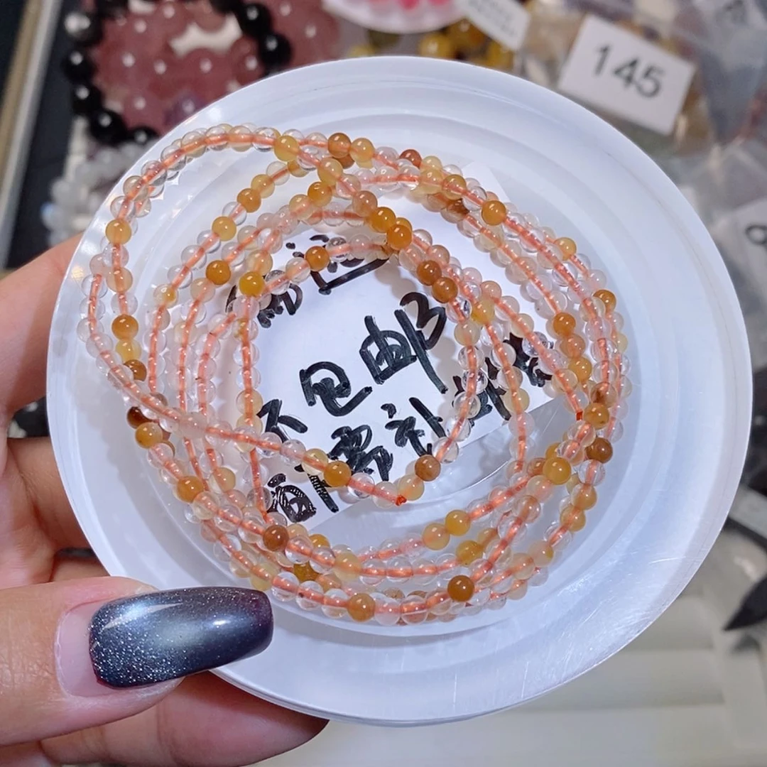 【闪购商品】水晶手链未镶嵌兔毛拍一发二