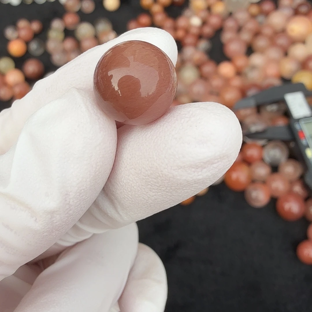 抹***c未镶嵌珠宝半成品水晶兔毛11.7mm定制不退换