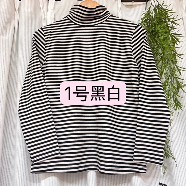 日本正品 半高领T 暖糯亲肤女装