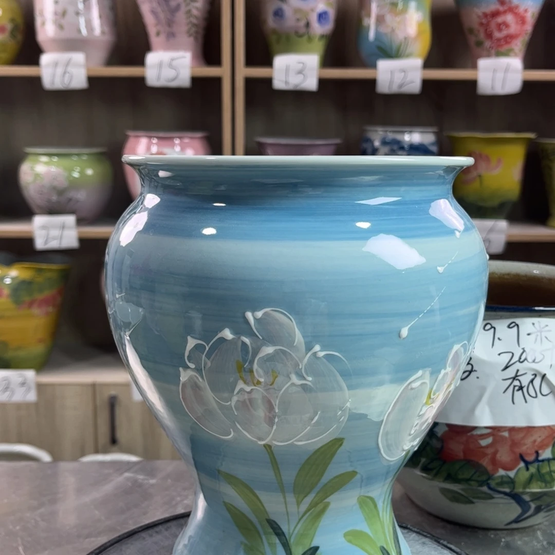 景德镇陶瓷花盆花盆