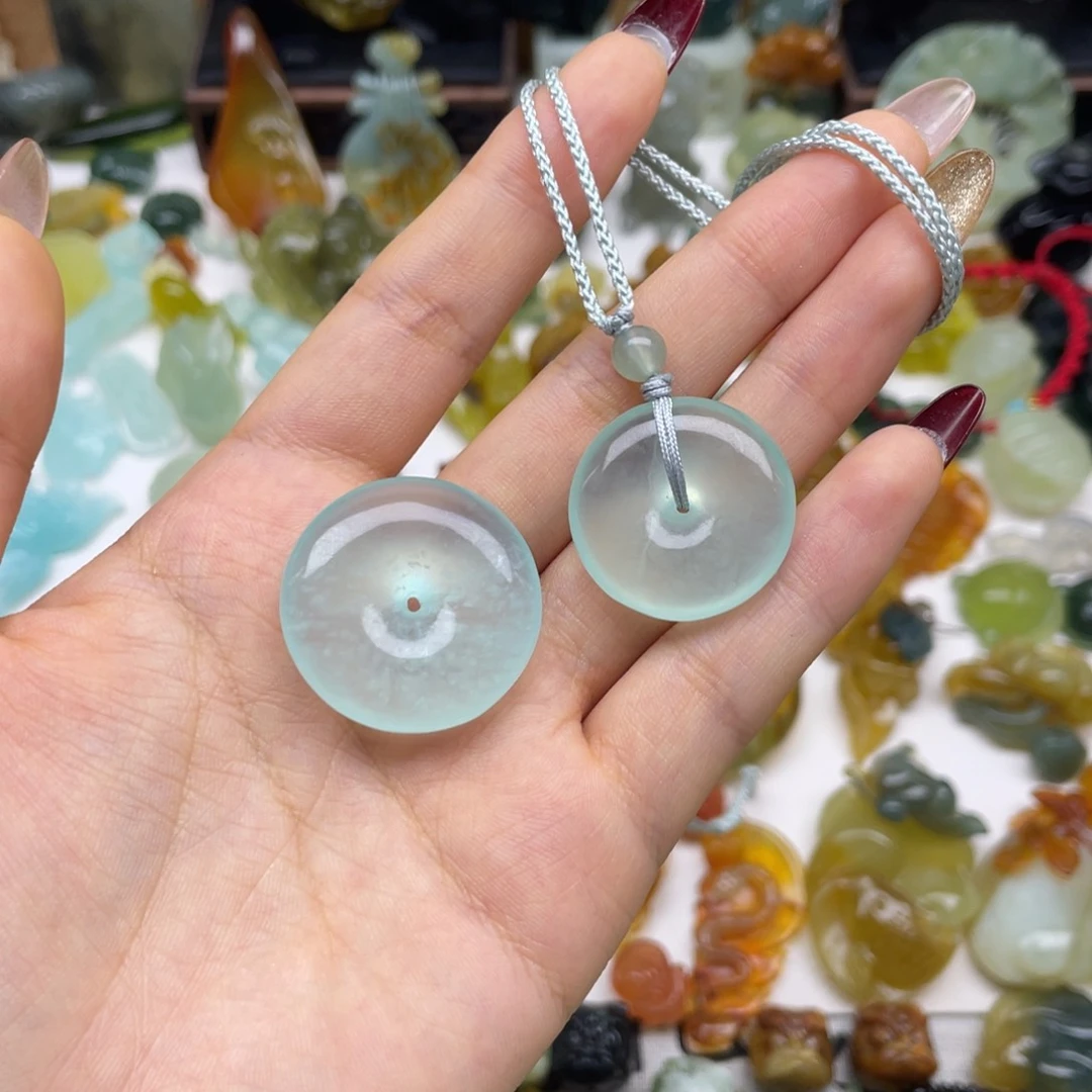 蛇纹石玉颈饰未镶嵌9***一