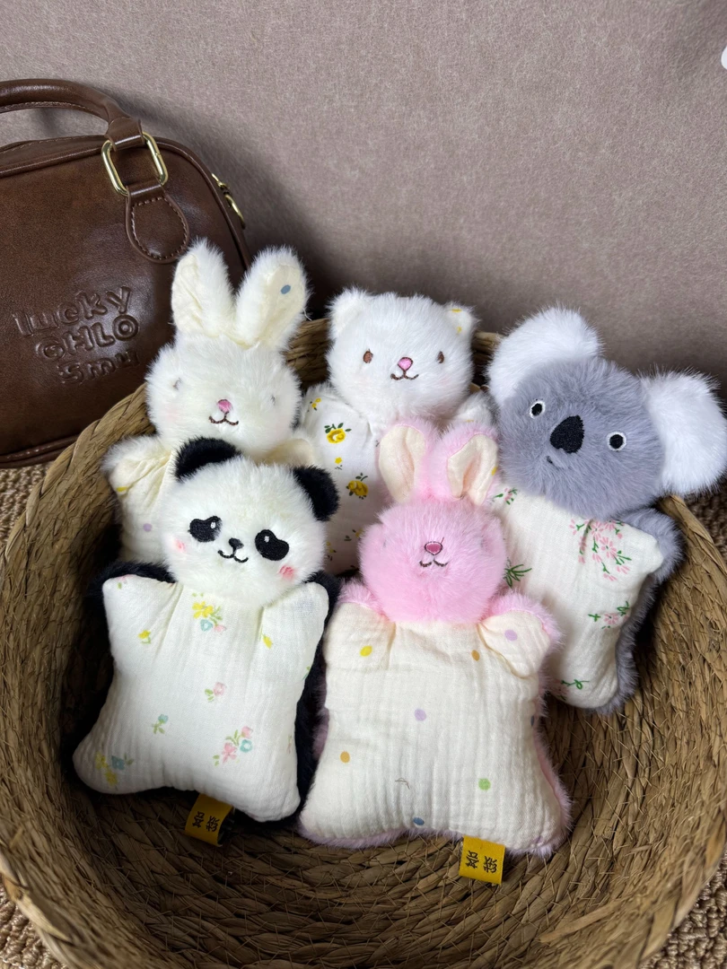 原创豆袋毛绒玩具减压捏捏暖手神器冬季送女友