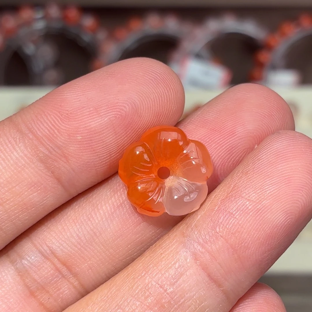 未镶嵌川料南红玛瑙有钱花1