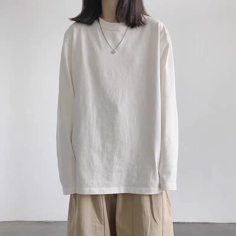 25 早秋小众女款百搭时尚减龄长袖T恤  001-027