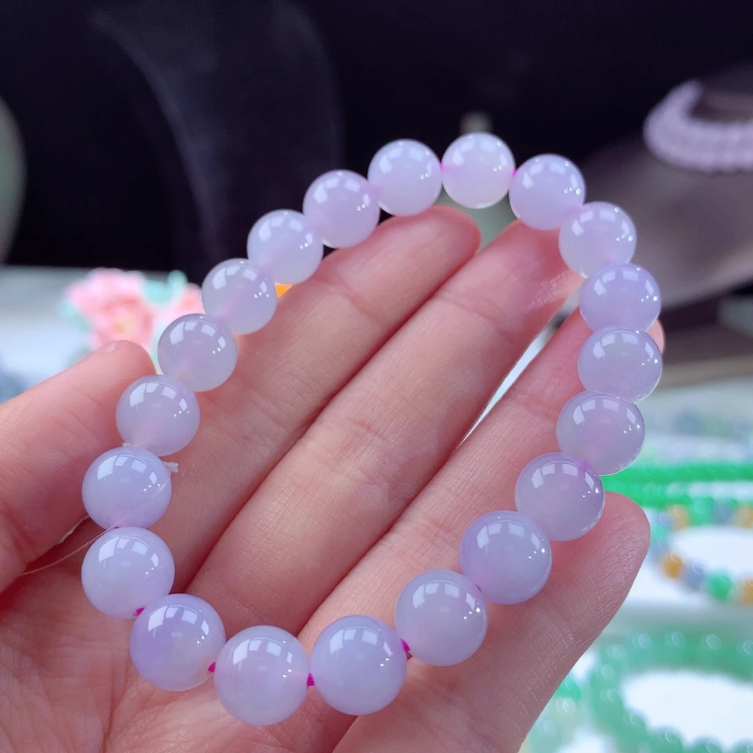 翡翠手链未镶嵌卡9.3mm