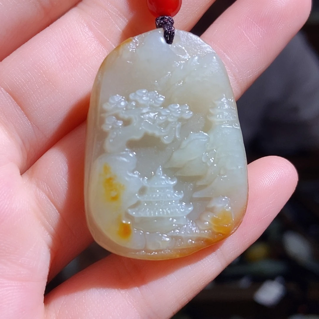 颈饰未镶嵌和田玉